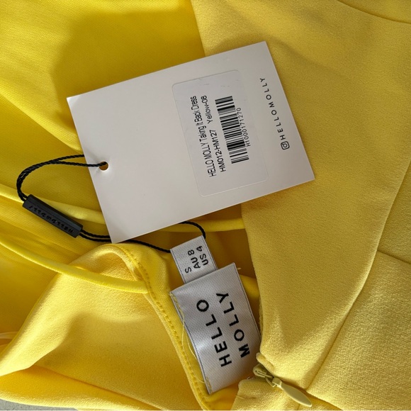 Yellow One-Shoulder Dress - Picture 6 of 6